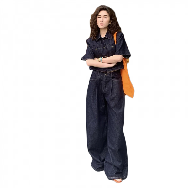 Cotton and linen casual suit