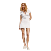 White short sleeved dress