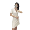White short sleeved dress