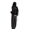 Embroidered hooded sweatshirt