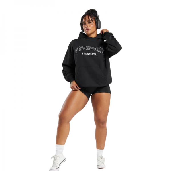 Embroidered hooded sweatshirt