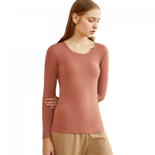 Autumn/Winter Velvet Bottom Shirt in Red
