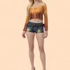 Millennium hot girl in ancient shorts